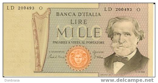 1.000 Lire Verdi II Tipo, D.m. 06/09/1980 (qFDS) - 1.000 Lire