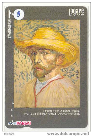 VINCENT VAN GOGH Sur Metrocarte Japan (8) - Schilderijen