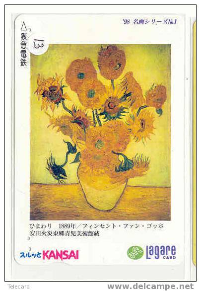 VINCENT VAN GOGH Sur Metrocarte Japan (13 - Schilderijen