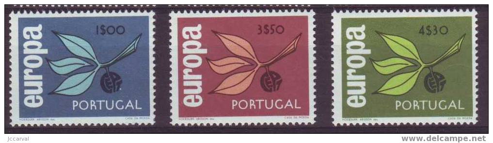 Europa 1965 - Portugal # Y&T 971-973 Michel 990-992 ** - 1965