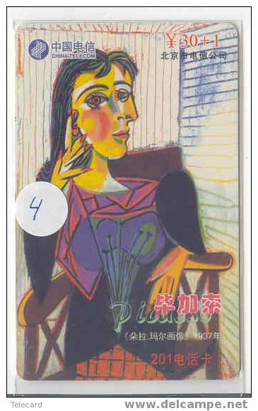 PICASSO Sur Telecarte China  (4) - Painting