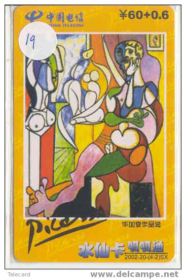 PICASSO Sur Telecarte China  (19) - Pittura