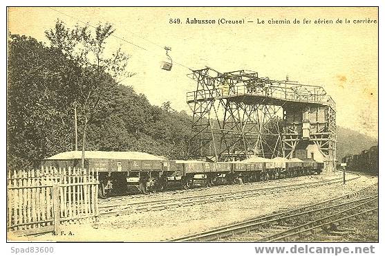 Chemin De Fer Aérien De La Carrière - Aubusson