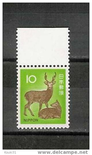 Japon YT 1033 ** : Daims Sika - Unused Stamps