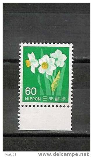 Japon YT 1191 ** : Narcisses Japonais - Unused Stamps