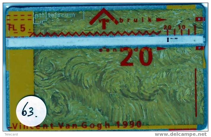 VINCENT VAN GOGH Peinture Sur Telecarte Pays Bas (63) - Pittura