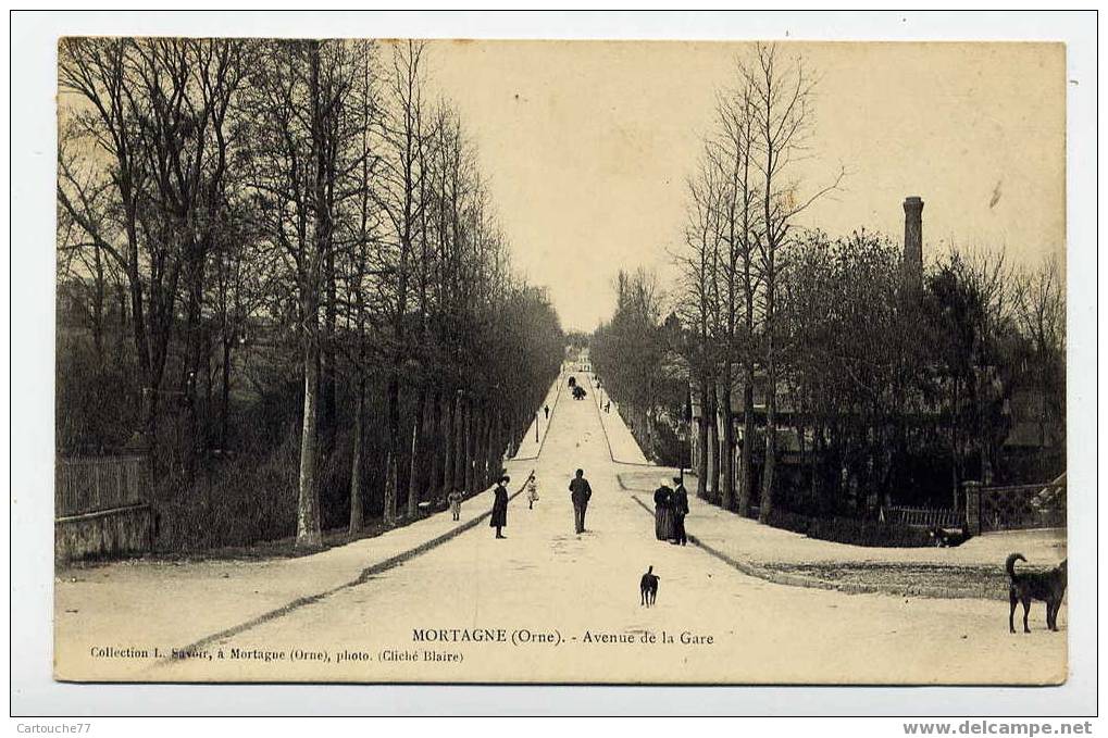 J10 - MORTAGNE - Avenue De La Gare - Mortagne Au Perche