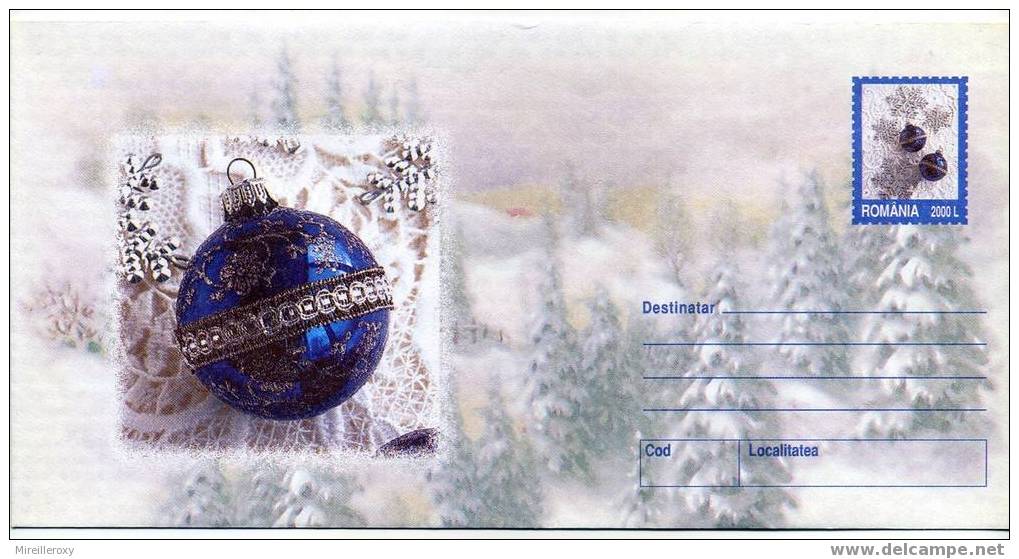 PAP / ENTIER POSTAL/ STATIONARY / ROUMANIE / NOËL BOULE DE NOËL - Natale