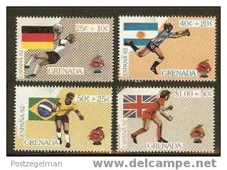 GRENADA 1981 MNH Stamp(s) World Cup Football 1124-1127  #6136 - 1982 – Spain