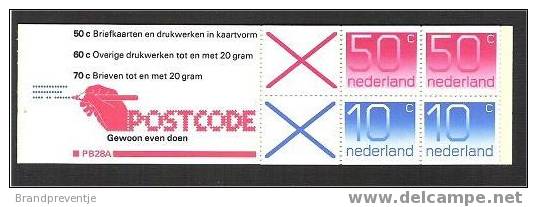 Nederland - NVPH PB28a  (mint) - Carnets Et Roulettes
