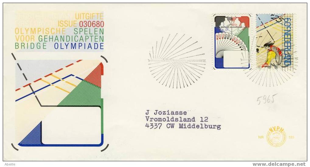 5965  FDC  PAYS BAS   BRIDGE - Ohne Zuordnung