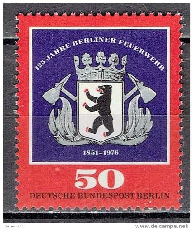 Germany / Berlin - Mi-Nr 523 Postfrisch / MNH ** (B1499) - Feuerwehr