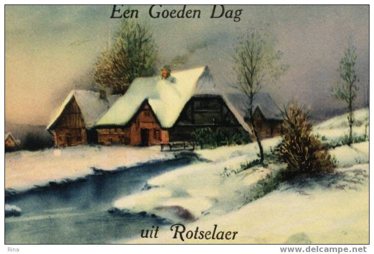 Rotselaer Een Goede Dag Uit Rotselaer Kaart Getand - Rotselaar