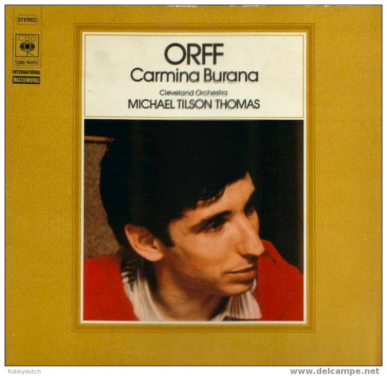 * LP * ORFF - CARMINA BURANA - CLEVELAND ORCH./ MICHAEL TILSON THOMAS - Classica