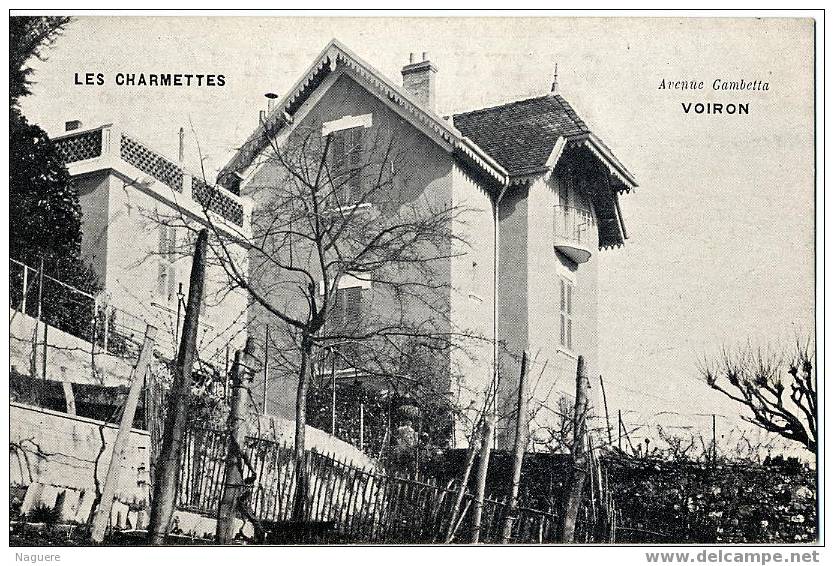 VOIRON  -  AVENUE GAMBETTA  -  LES CHARMETTES - Voiron