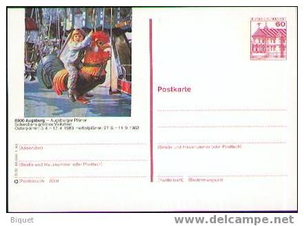 Entier Postal Allemand Sur La Fête Foraine (5) - Circus