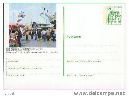 Entier Postal Allemand Sur La Fête Foraine (6) - Cirque