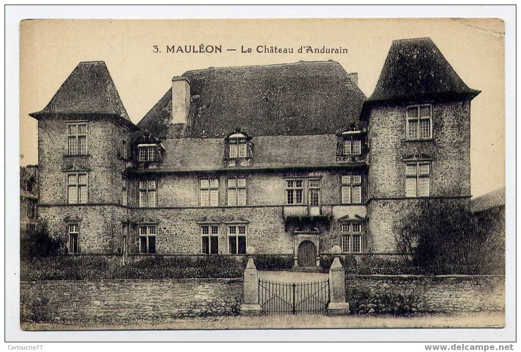 J12 - MAULEON - Le Château D'Andurain - Mauleon Licharre