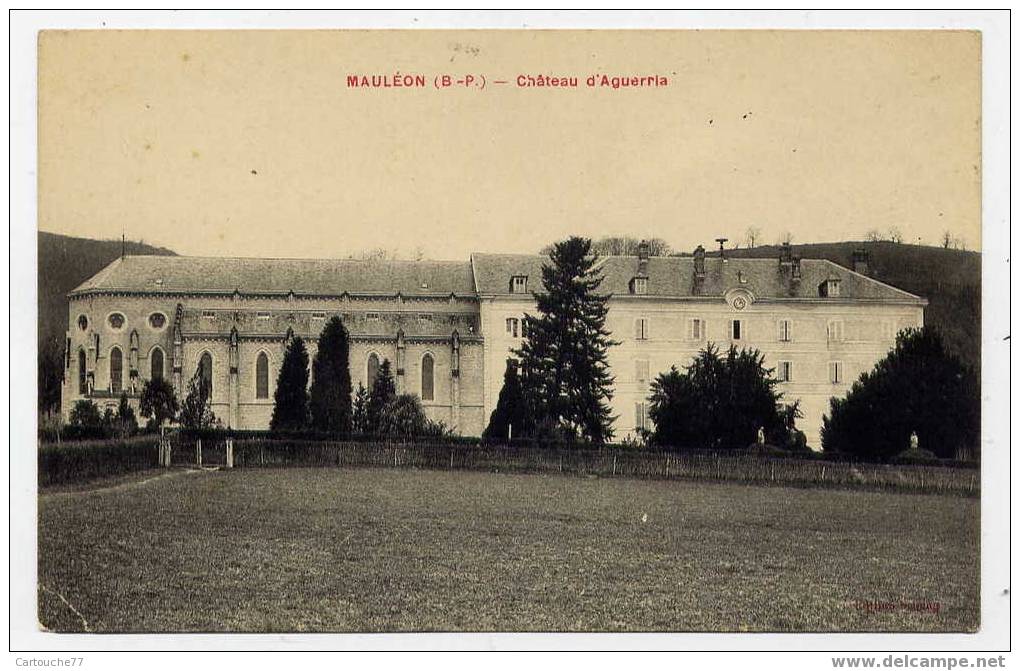 J12 - MAULEON - Le Château D'AGUERRIA - Mauleon Licharre
