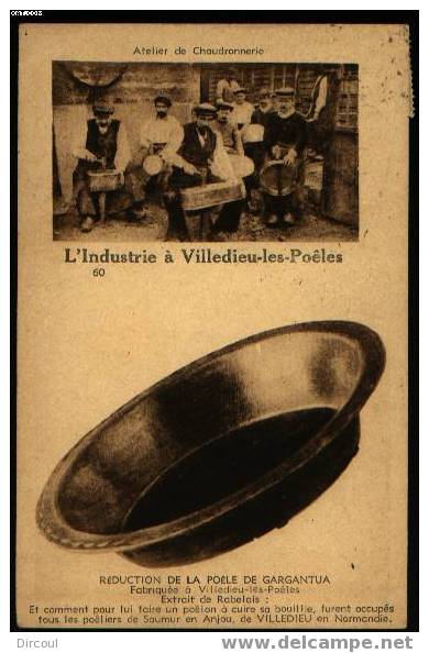 3952 -  L'industrie  à  Villedieu-les-Poeles  "  Atelier De Chaudronnnerie " - Villedieu