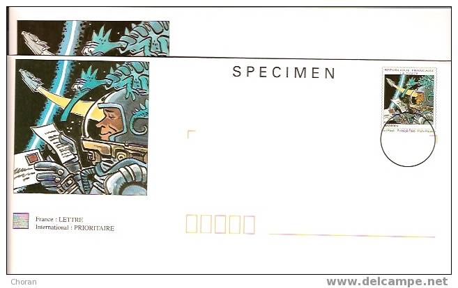 1996 BANDES  DESSINEES  MEZIERES     2511-E1    Avec Bristol - Specimen