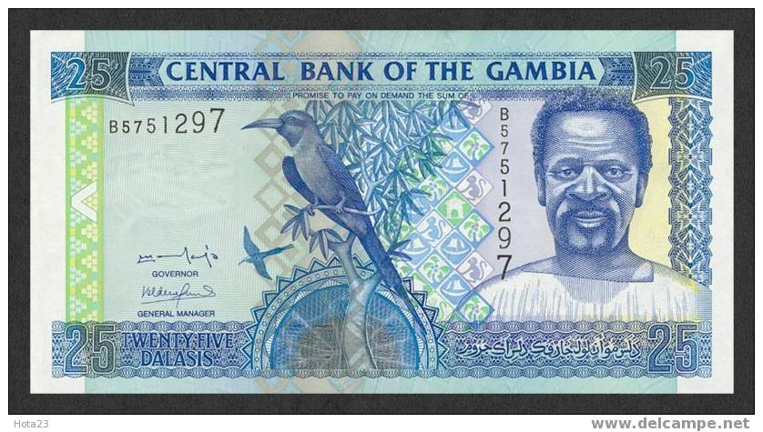 Gambia - 25 Dalasis NON DATE- UNC - Gambie