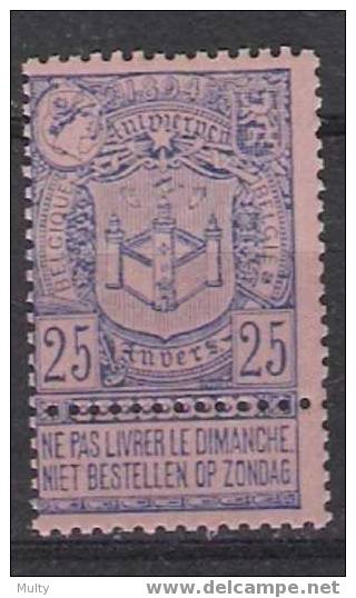 Belgie OCB 70 (**) - 1894-1896 Tentoonstellingen