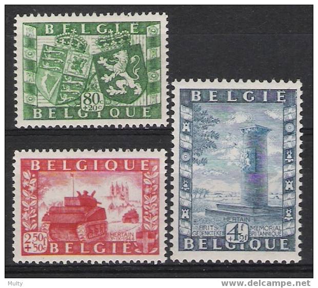 Belgie OCB 823 / 825 (**) - Nuovi