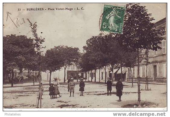 SURGERES  1910  PLACE VICTOR  HUGO - Surgères