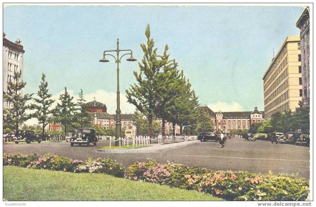 Japon.Gare De Tokyo.Belle CPA Couleur. - Gares - Sans Trains