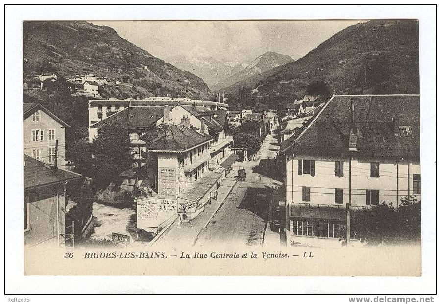 BRIDES LES BAINS - La Rue Centrale Et La Vanoise - Brides Les Bains