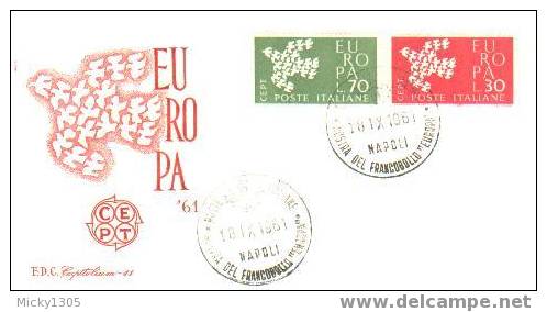 Italien / Italia - Mi-Nr 1113/1114 FDC (Y006) - 1961