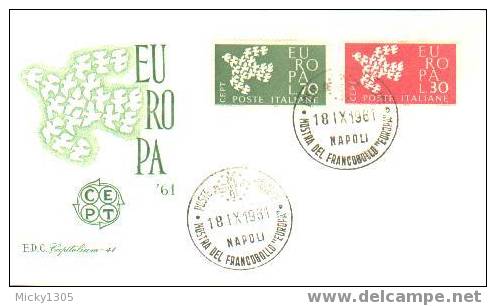 Italien / Italia - Mi-Nr 1113/1114 FDC (Y007) - 1961