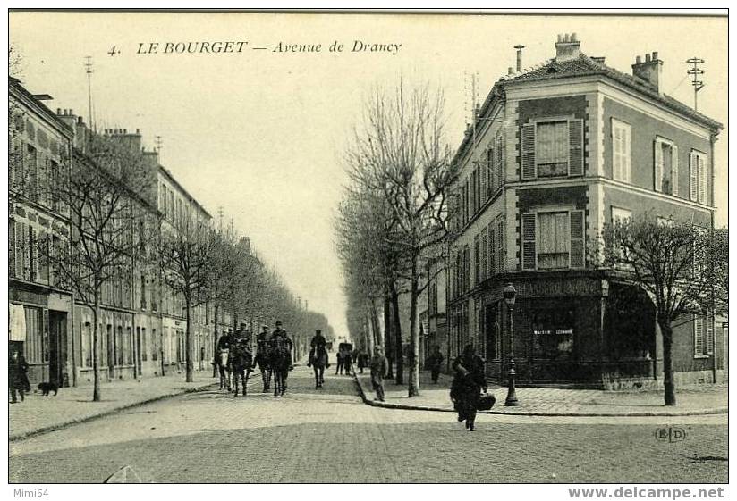 D. 93 .  LE BOURGET .  AVENUE DE DRANCY . - Le Bourget