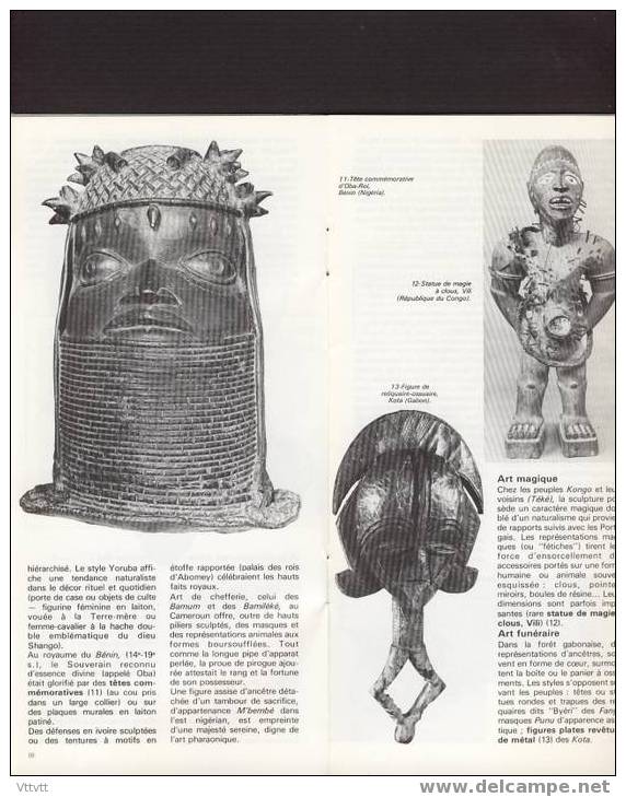 Musée National Des Arts Africains Et Océaniens (Paris, 1980) : Océanie, Afrique Et Maghreb (16 Pages, 11,5 Sur 23,5) - Art Africain