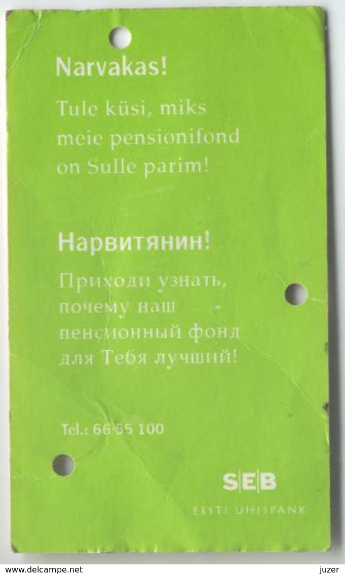 Estonia: Month Bus Ticket From Narva (19) - Europe