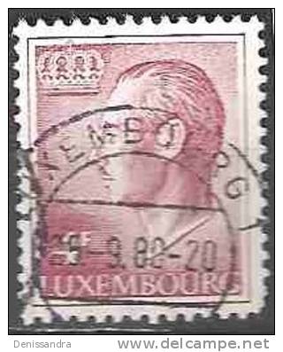 Luxembourg 1971 Michel 829YA O Cote (2008) 0.30 Euro Grand Duc Jean Cachet Rond - Usati