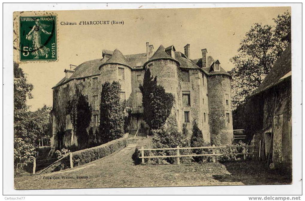 J13 - Château D'HARCOURT (1911) - Harcourt