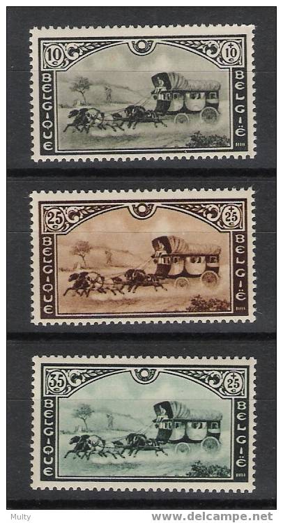 Belgie OCB 407 / 409 (**) - Unused Stamps