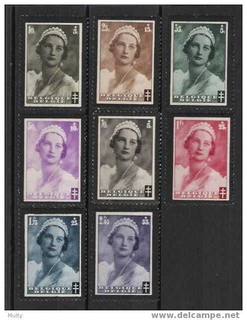 Belgie OCB 411 / 418 (**) - Unused Stamps