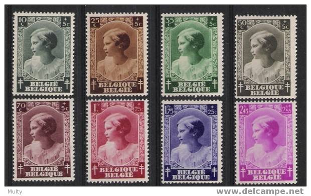 Belgie OCB 458 / 465 (**) - Unused Stamps