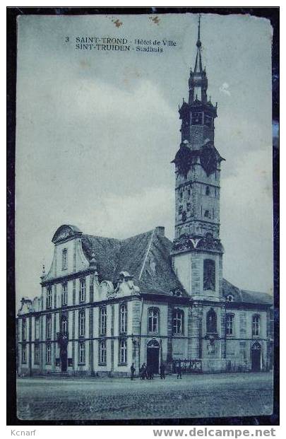 CP De SAINT TROND / SINT TRUIDEN " Hôtel De Ville " . - Sint-Truiden