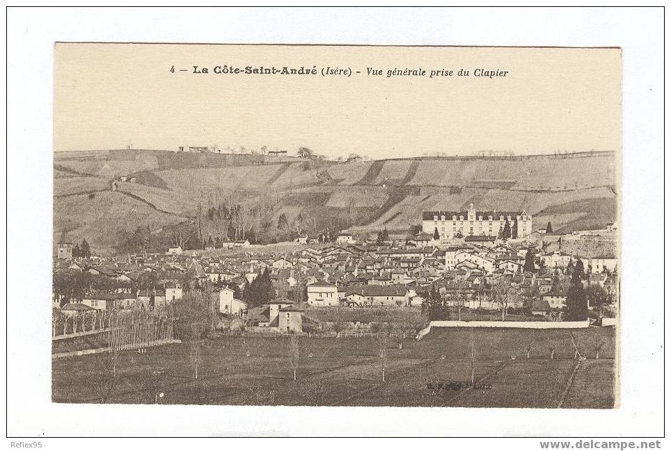 LA COTE-SAINT-ANDRE - Vue Générale Prise Du Clapier - La Côte-Saint-André