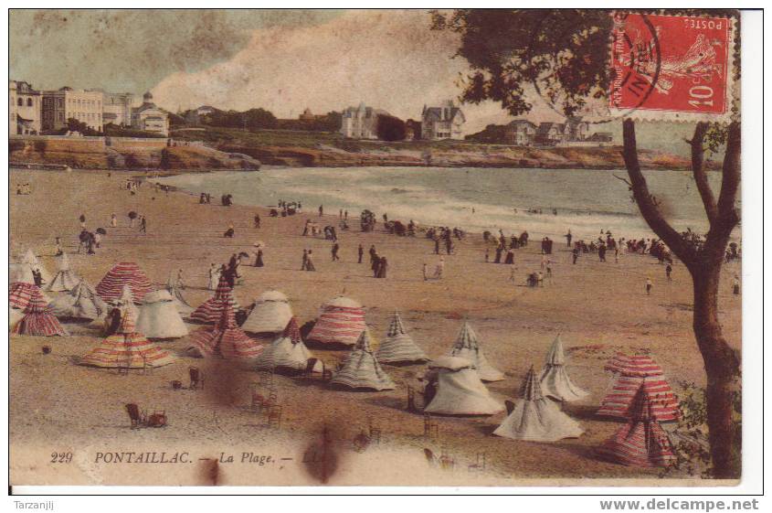 CPA De Pontaillac (Charente Maritime 17): La Plage. L.L. - Pont-l'Abbé-d'Arnoult