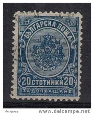 2 Sellos BULGARIA Taxe, Tasa 18, 31 º - Postage Due