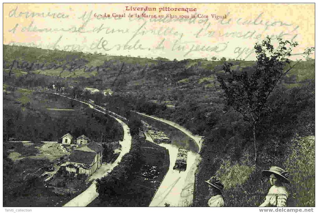 LIVERDUN - Le Canal De La Marne Au Rhin Sous La Côte Vignal - Liverdun