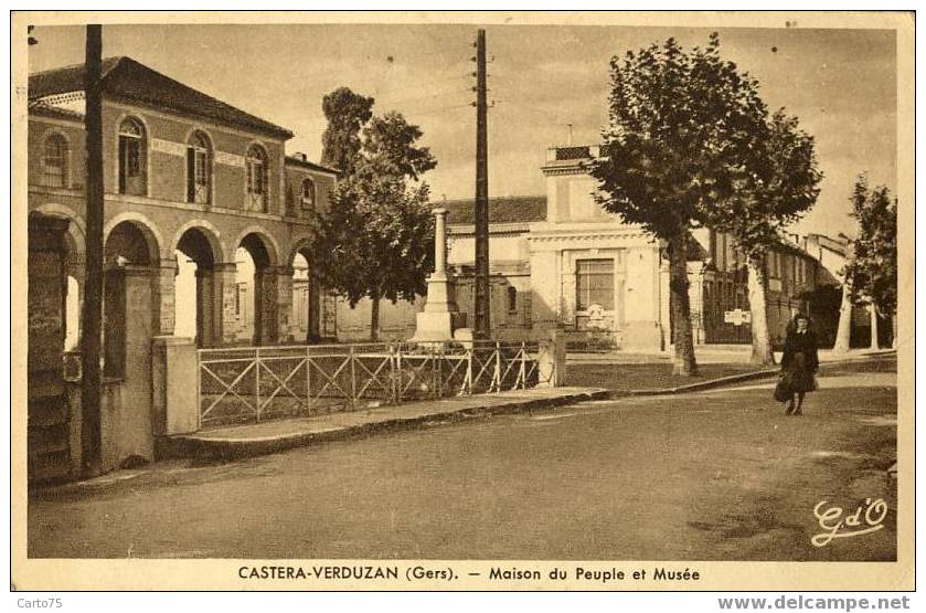 CASTERA VERDUZAN 32 - Maison Du Peuple Et Musée - Castera