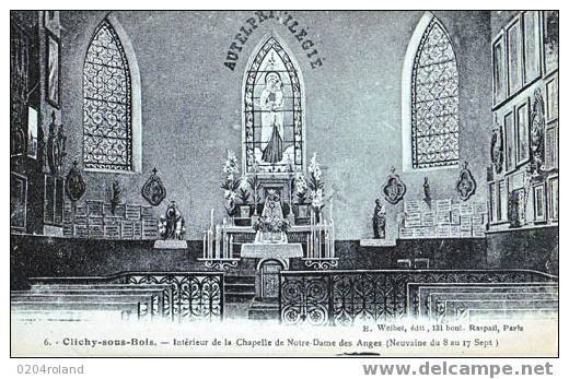 Clichy Sous Bois - Intérieur De La Chapelle De Notre Dame Des Anges - Clichy Sous Bois