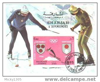 Sharjah - Block 157  Gestempelt / Used (B243) - Inverno1972: Sapporo