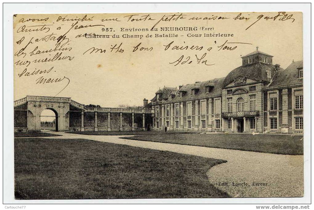 J13 - Environs De NEUBOURG - Château Du Champ De Bataille - Cour Intérieure - Le Neubourg